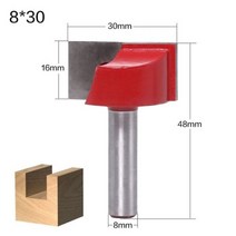 밀링공구 68mm 생크 청소 바닥 조각 라우터 비트 목공 도구 솔리드 초경 목재 밀링, 8x30mm