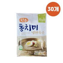 [착한들] 고삼농협 한우 동치미 냉면 육수 실온, 30팩, 330ml