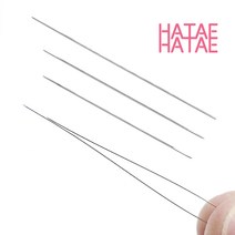 하태하태 비즈공예 비딩바늘 배바늘 5.5cm 6.5cm 7.5cm, 5.5cm(낱개)