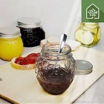 유리병 딸기150ml 다양한 예쁜유리병 잼병 유리공병, 엠글라스 딸기 150ml