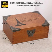 영정 사진 나무 보관함 장례 유품 정리 추억 상자 보관함, 스몰 대포각 철탑