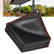 90% 차광막 블랙 차광망 직사각 옥상 그늘망 그물코 정원용 원단 자외선 차양망 2m 3m 4m 5m 6m 7m 8m 9m 10m, 7x18m
