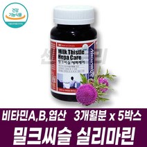 비타민B군 비타민A B12 밀크씨슬실리마린 엽산 아연