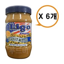 리고 땅콩버터 크리미 1kg x 6개 (1박스)