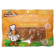 비숑 후각놀이용 소세지 치킨 300g 3개 퍼피용 아기견, 미니델리소세지(치킨)-300g x 3개