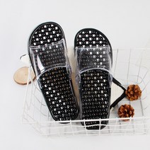 다이어트슬리퍼 여성 실내화 발마사지 자세교정 지압지압 마사지 슬리퍼 남성 및 여성용 투명 캔디 컬러