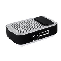 산업용 업소용 먼지 집진기 150W 고출력 충전 네일 진공 청소기 핸드 패드 전문 집진기 먼지 감속기 냅킨, 02 Black_02 EU