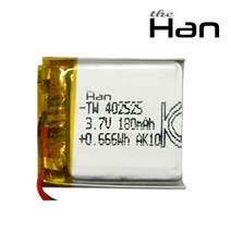 더한 리튬 폴리머 배터리 충전지 402525 180mAh, 1개