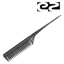 EZ 정전기방지 업스타일 카본 꼬리빗(YB-10)-215mm, 1, 낱개