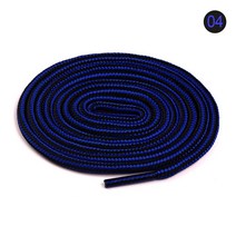 1 쌍 18 색 4mmStriped 더블 컬러 신발 끈 폴리 에스터 원형 끈 운동화 코튼 부츠 구두 액세서리