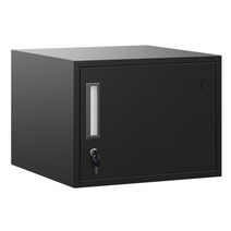 오피스 서재 잠금 금고 캐비닛 서랍 사물함, 0.9mm, 09.높이30너비35깊이30검정색