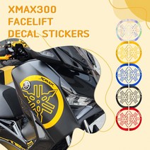 23년- 야마하 XMAX300 페이스 리프트 버전 데칼 튜닝 스티커, Gold - 골드, 1개