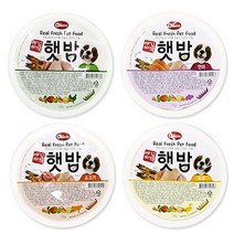 애견비책 햇밥 맛보기4종 닭+연어+소고기+오리 개보약, 햇밥 소고기 6개