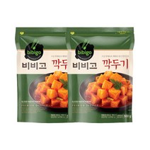 핫딜 비비고 깍두기 2봉 500g, 깍두기 500g x2개