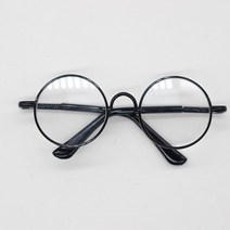 얼굴형에맞는안경 현물안경 코튼인형 20cm 버블링 선글라스 블랙테두리 골드테두리 그라데이, 01 20cm, 03 검은테안경（금속 테두리）