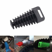 Coolsheep 머플러 파이프 배기 고무 워시 플러그 2 스트로크 ATV 쿼드 핏 더트 바이크 스쿠터 모페드 오토바이 CR KX RM YZ 80cc 125cc 150cc 250c, black