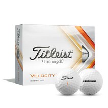 타이틀리스트 VELOCITY 벨로시티 골프공 2피스 42.67mm 12p, 화이트, 12개, 1세트