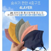 KF94 출근룩코디 컬러마스크 코랄핑크 로시브라운 100매 구성, 네이비블루100