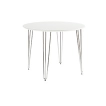 화이트 원형 식탁 테이블 프리츠한센st 블랙 2인 1000, 화이트 원형 테이블 80x80x75cm