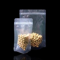 PET 투명 스탠딩 지퍼백 지퍼봉투 15cmX22cm 300매, 15cmX22cm 밑지4cm_밑면8cm