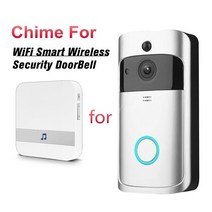 초인종 현관 비상벨 무선 차임벨 도어벨 설치 스마트 스마트 실내 초인종 AC 110-220V 무선 WiFi 도어벨 미, 01 EU 플러그