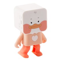 조이 2대연결 블루투스스피커 TWS무선 인테리어 춤추는 선물용 기념품 판촉용, 덕이_03, 댄싱 TWS댄싱 블루투스 스피커