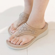 조이마담 A4520 에스닉 웨지 슬리퍼 샌들