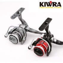 키우라 아이스 스피닝릴 500번 얼음낚시릴 빙어낚시 송어, 스피닝릴500(실버)