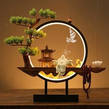 LED 불상 조명 아미타불 붓다 무드등 돌부처 석불, A