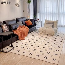 크로스보더 프렌치 가정용 침실 서재 거실 러그 전판 사무실 티테이블 러그 내마모성 미끄럼방지 링 융단