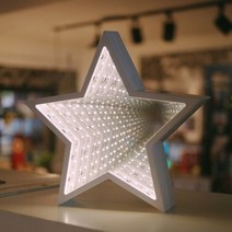 LED 별무드형 착시 거울 조명
