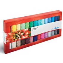 아만 실 Amann Mettler Seralon 재봉 원사 세트 28색 200m