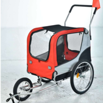자전거 연결형 강아지 카트 애완견 트레일러 2륜 3륜, 2륜모델