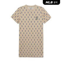 MLB 여성 클래식 모노그램 반팔 원피스 BOS (L.Beige) 205097
