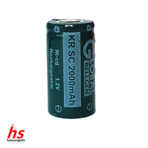 Ni-CD SC2000 1.2V 2000mAh 니카드 전동드릴 청소기 전동드라이버 리필 배터리 충전지 충전배터리, 1개