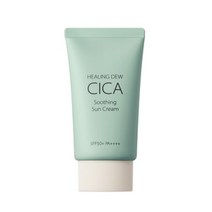 더샘 힐링 듀 시카 수딩 선 크림 50g SPF50+ PA++++ 자외선 차단 기능성 화장품, 시카 선 크림