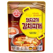 오뚜기 돼지고기김치찌개(상온) 480G 간단한 저녁 메뉴 자취요리 아침국 자취생 반찬, 1개