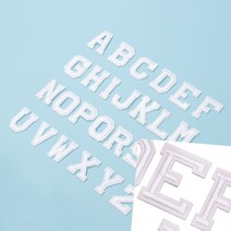 이지리치 알파벳 열접착와펜 26종세트 가방패치 와펜패치