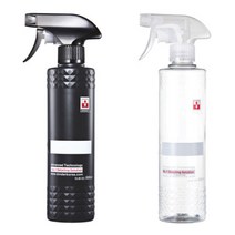 바인더 디테일링 소분용기 분무기 블랙/투명 500ml, 투명