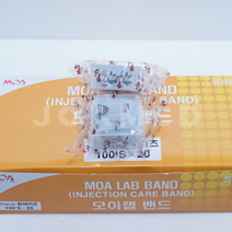 모아랩밴드 일회용 밴드 반창고 원형 주사밴드 흰색키즈 1통 100매