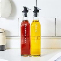 모던하우스 WOW 사각 오일병 2P세트 500ml(스티커포함)_KC0722018, 2개