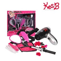 캐스B플레이 걸스타일 미용놀이 역할놀이 미장원놀이 P/S:4C6C6A JH+5599EA : 패션놀이 유아장난감 고데기 거울 드라이기 스타일리시 가위 미용가, jh ; 본상품선택