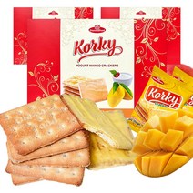 [뉴트리365] 콜키 요구르트 망고크림 크래커, 3박스, 415g