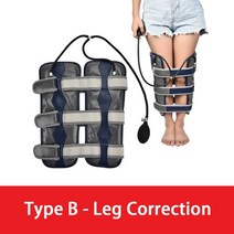 조정 가능한 ox 유형 다리 교정 벨트 구부러진 다리 무릎 외반 교정 자세 교정기 성인용 아름다움 다리 밴드 키즈, B형