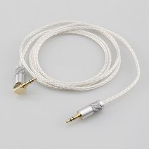FIIO jack 3.5 오디오 케이블 3.5mm 스피커 라인 aux 케이블 전화 자동차 헤드폰 오디오 잭 오디오 케이블 앰프 dap da, [01] B8 3.5 to 3.5 Silver, [04] 0.5m
