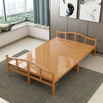 대나무침대 접이식침대 2인 1실 간이오찬침대 가정용 행군경제형 -183672, 옵션14