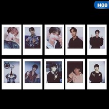 포카 포토카드 시즌그리팅 10 개대 Kpop 17 새 앨범 자체 제작 카드 LOMO 편지지, [05] H08