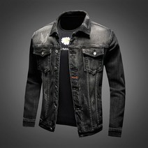 남자 빈티지 데님 라이더 자켓 청자켓 클래식 바이크 의류