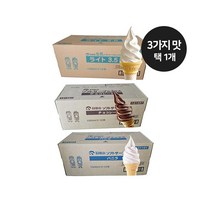 닛세이 소프트 아이스크림 서브 믹스 1L 12개 (3가지 맛 중 선택), 바닐라맛, 1L×12개