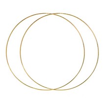 2pcs 반지 금속 후프 및 공예품, 25cm